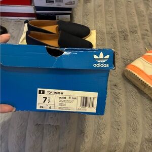 Adidas Top Ten RB W Orange and Cream Sneakers